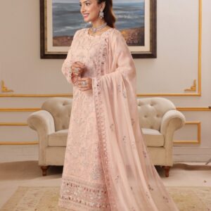 FB-213 | Petal Pink | 3 Pcs Semi-Stitch Chiffon