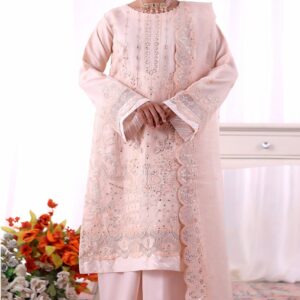 FB-248 | Mint Frost | 3 Pcs Unstitch With Dyed Trouser