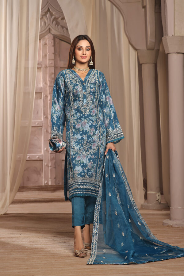 FB-133 | Marine Blue | 3 Pcs Semi-Stitch