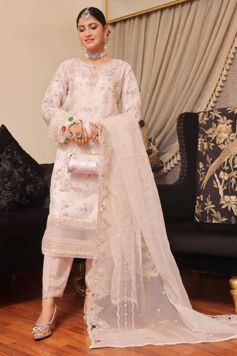 FB-164 | Vintage Petal | 3 Pcs Semi-Stitch