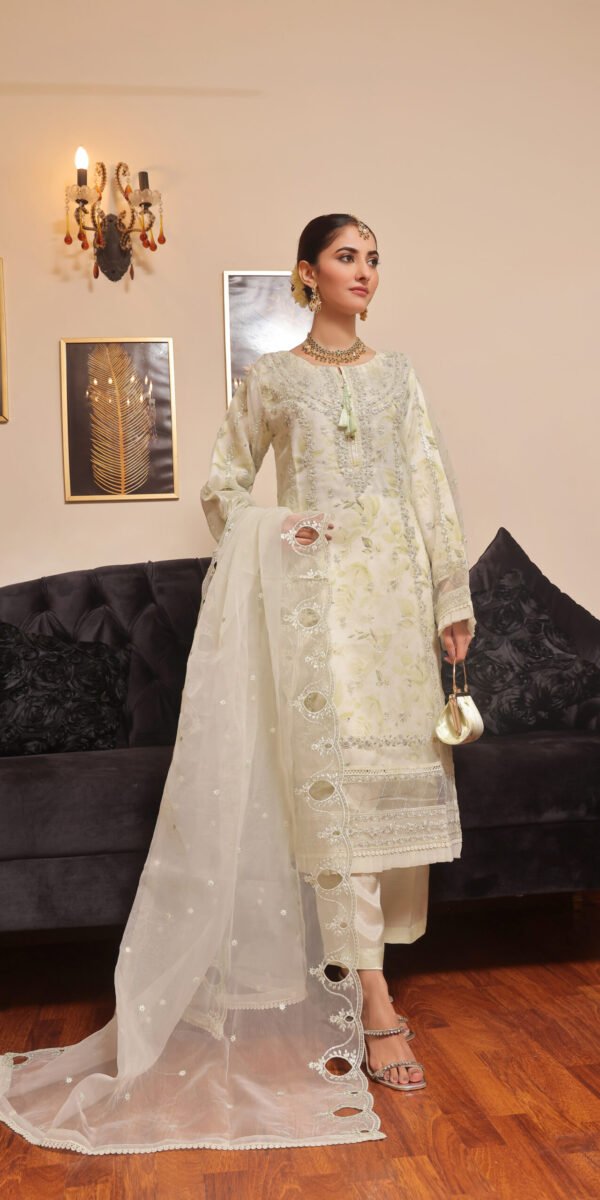 FB-163 | Minted Ivory | 3 Pcs Semi-Stitch