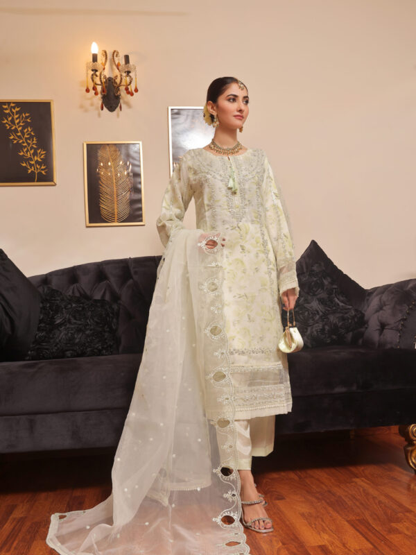 FB-163 | Minted Ivory | 3 Pcs Semi-Stitch