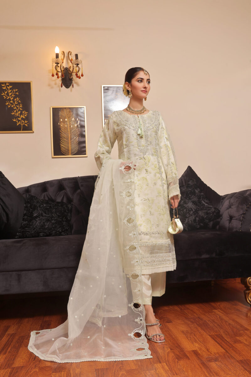 FB-163 | Minted Ivory | 3 Pcs Semi-Stitch