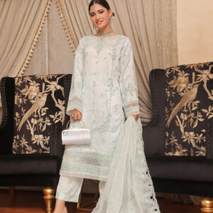 FB-164 | Moonlit Frost | 3 Pcs Semi-Stitch