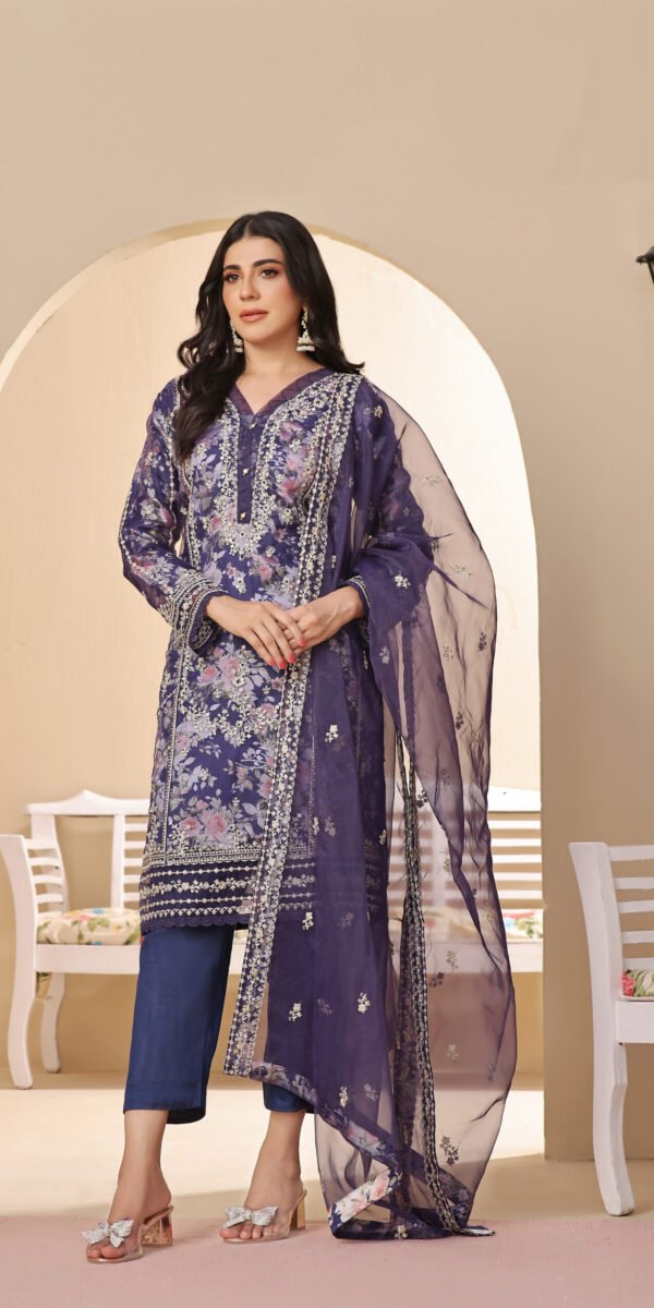 FB-133 | Midnight Violet | 3 Pcs Semi-Stitch