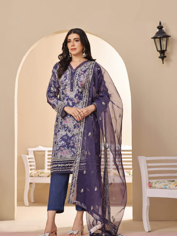 FB-133 | Midnight Violet | 3 Pcs Semi-Stitch