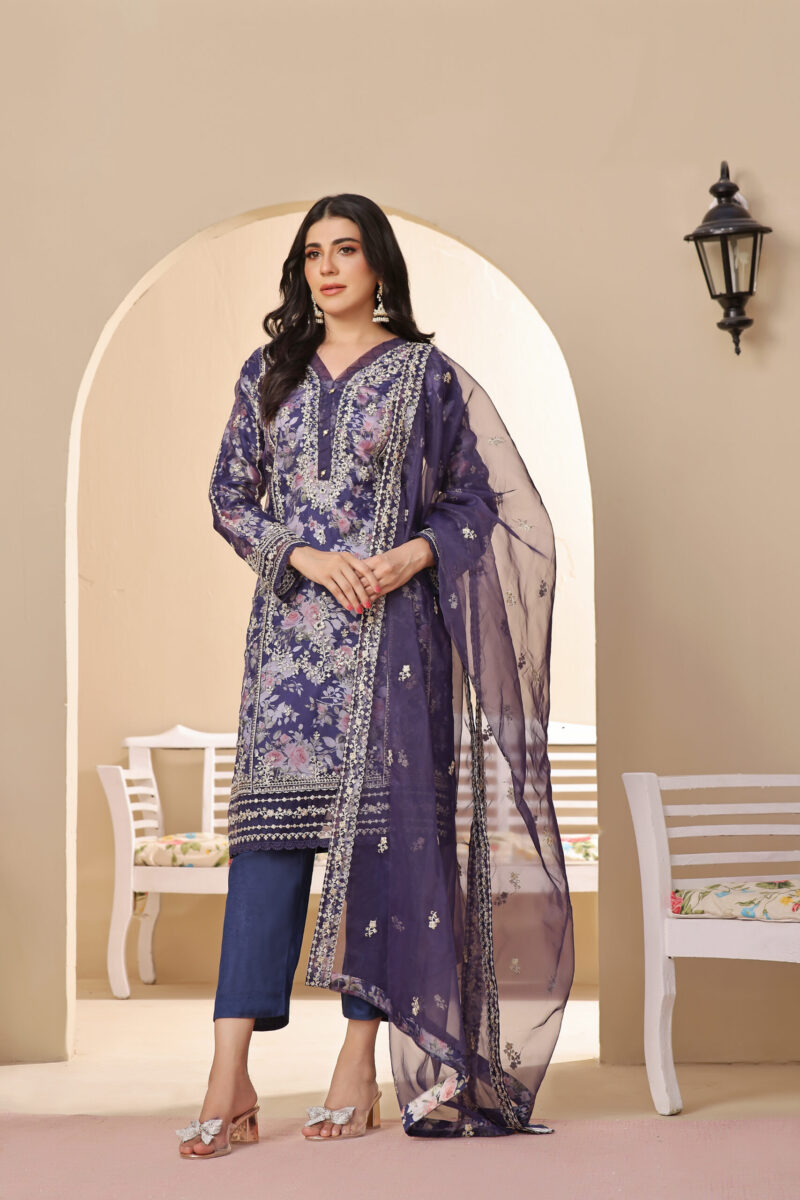 FB-133 | Midnight Violet | 3 Pcs Semi-Stitch