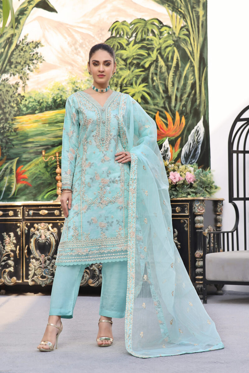 FB-133 | Celestial Blue | 3 Pcs Semi-Stitch