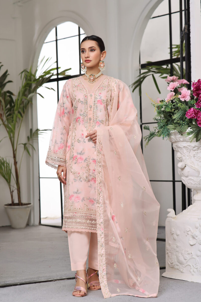 FB-133 | Peach Blossom | 3 Pcs Semi-Stitch