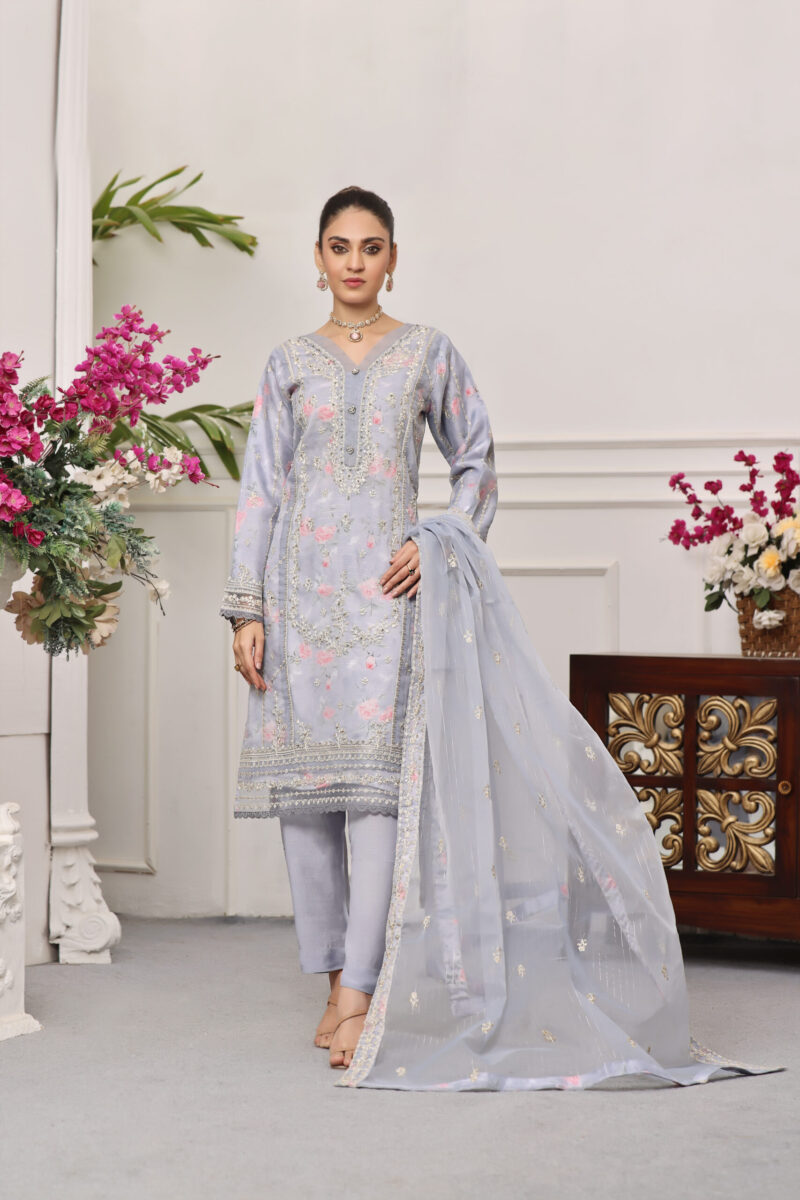 FB-146 | Silvered Periwinkle | 3 Pcs Semi-Stitch