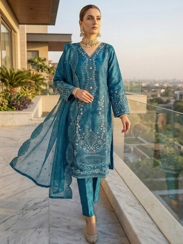 FB-260 | Antique Aqua | 3 Pcs Semi-Stitch