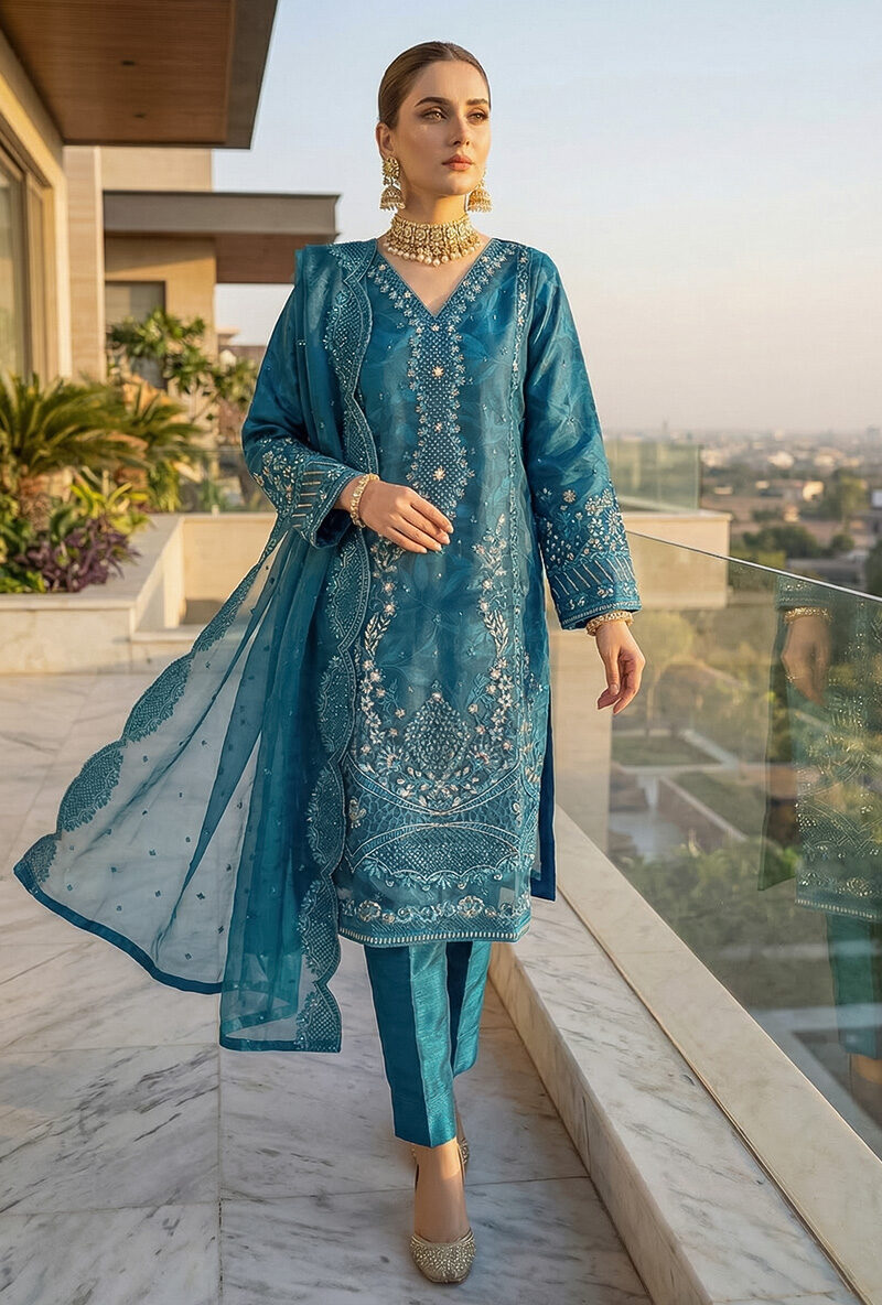 FB-260 | Antique Aqua | 3 Pcs Semi-Stitch