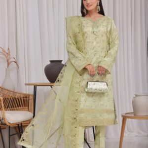 FB-164 | Pear Green | 3 Pcs Semi-Stitch