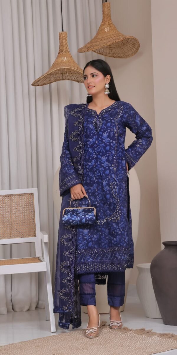 FB-164 | Royal Blue | 3 Pcs Semi-Stitch