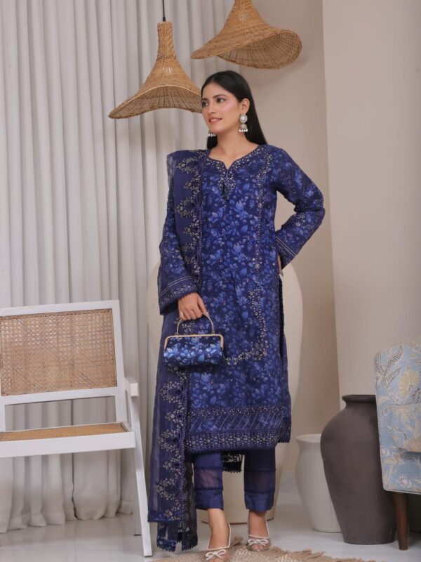 FB-164 | Royal Blue | 3 Pcs Semi-Stitch