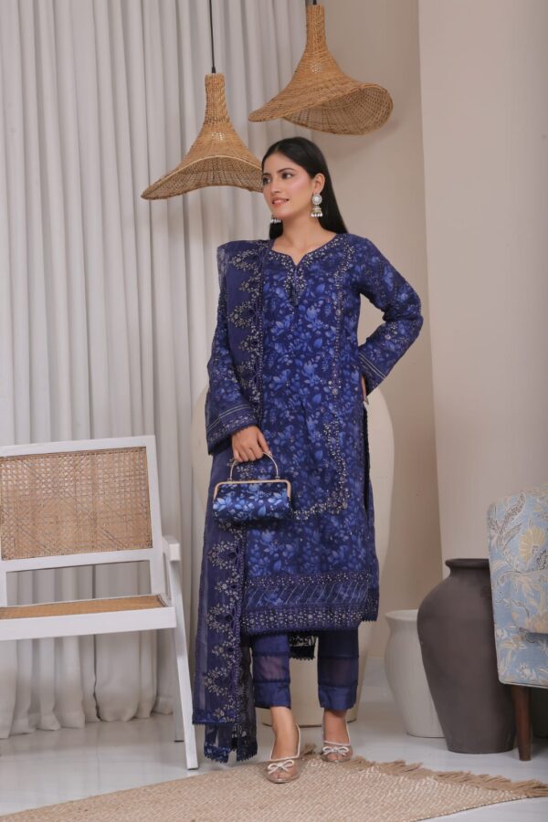 FB-164 | Royal Blue | 3 Pcs Semi-Stitch