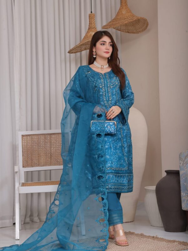 FB-163 | Lagoon Blue | 3 Pcs Semi-Stitch