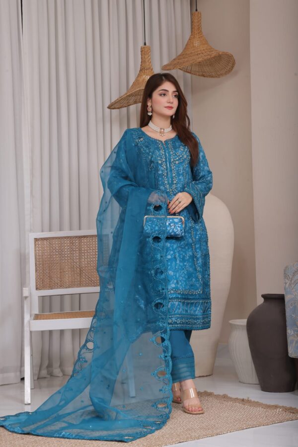 FB-163 | Lagoon Blue | 3 Pcs Semi-Stitch