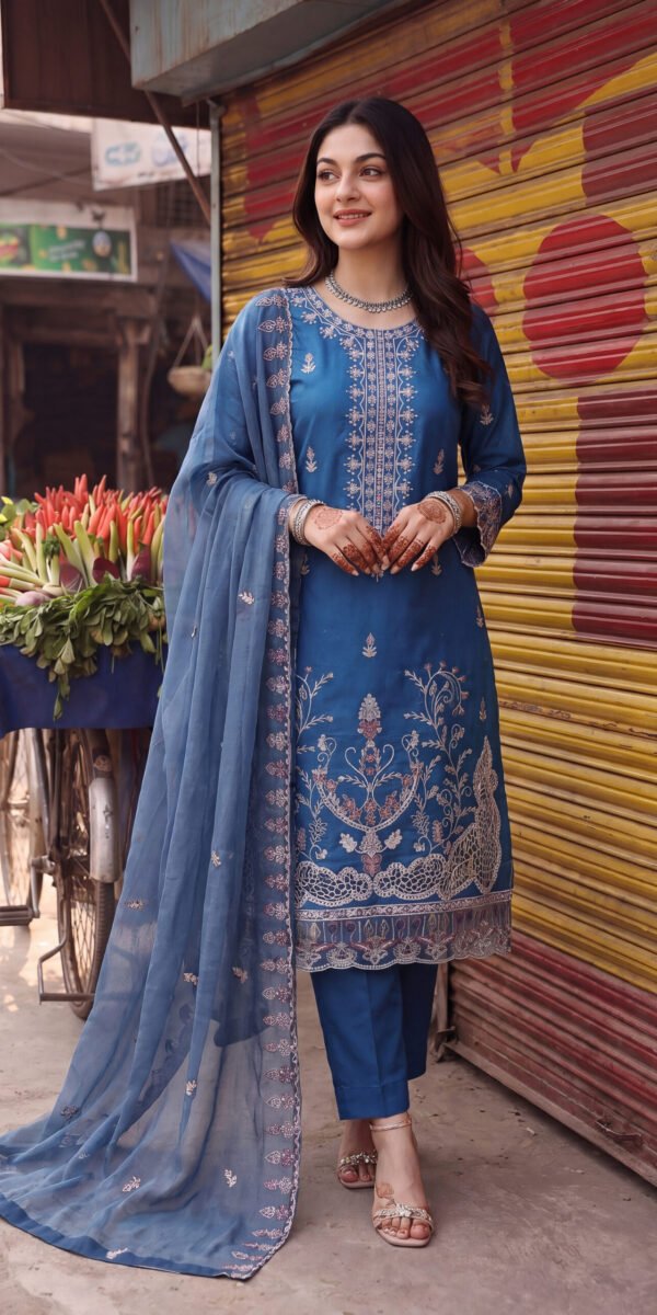 FB-325 | Deep Sapphire Blue | 3 Pcs Semi-Stitch
