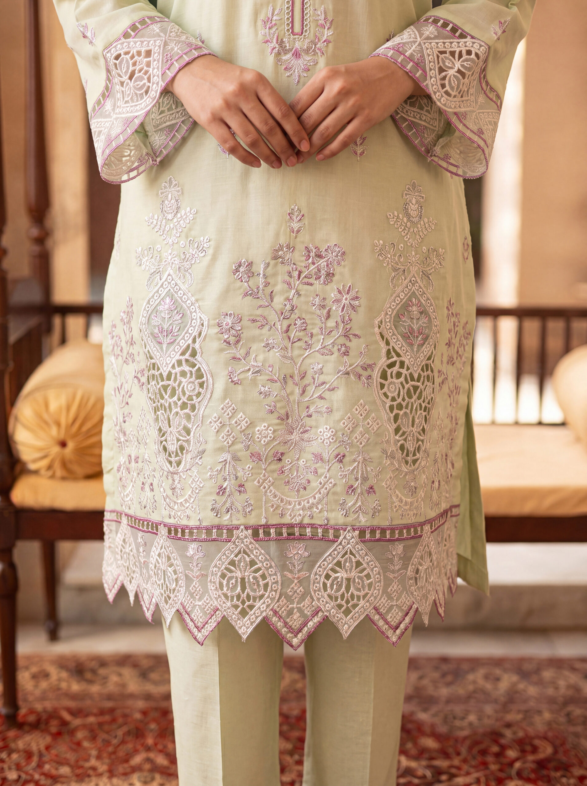 FB-328 | Soft Pistachio | 3 Pcs Semi-Stitch - Image 3