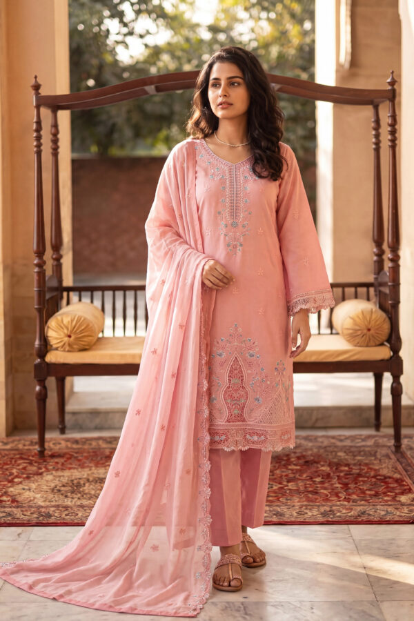 FB-329 | Peach Pink | 3 Pcs Semi-Stitch