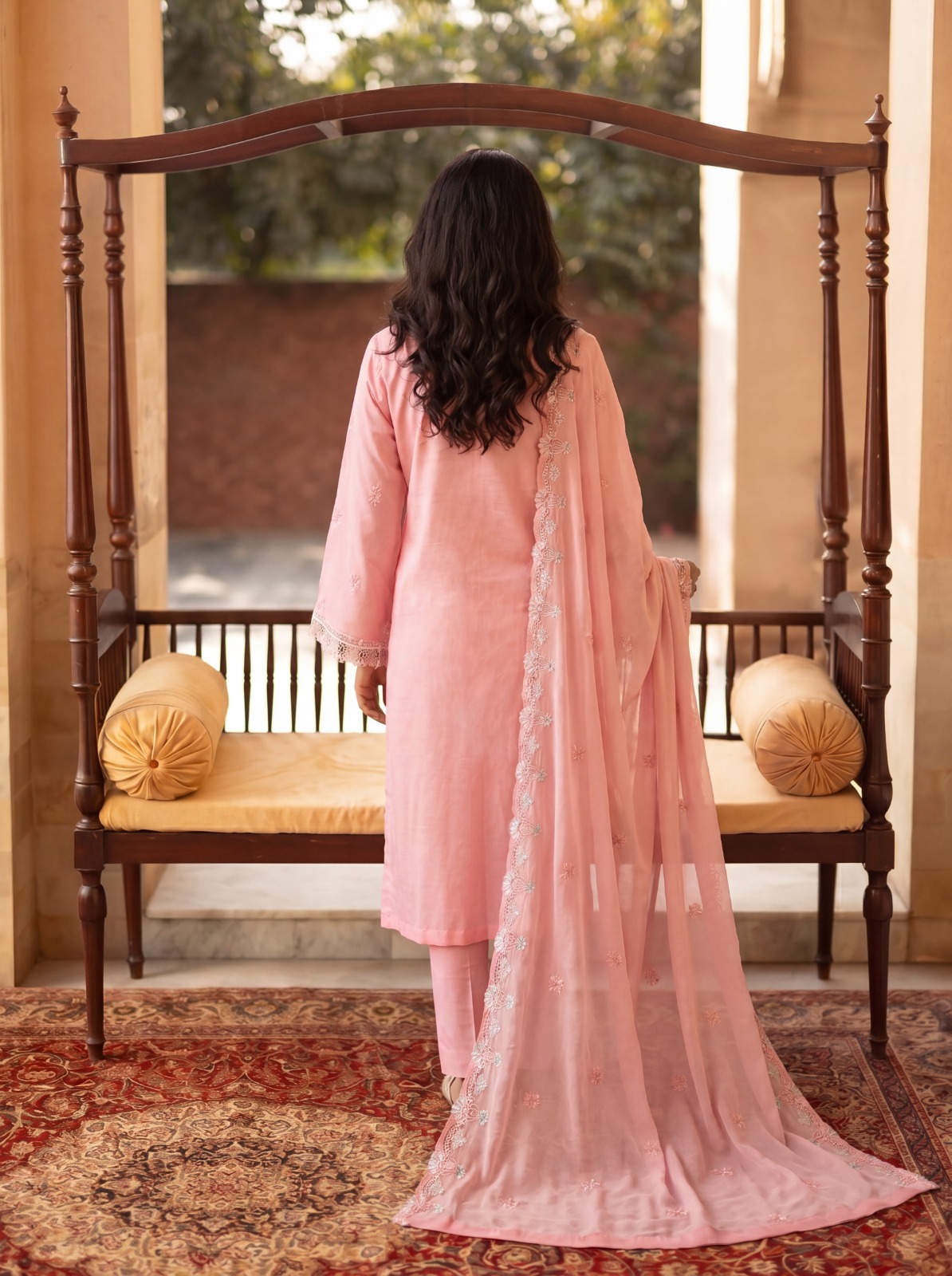 FB-329 | Peach Pink | 3 Pcs Semi-Stitch - Image 2