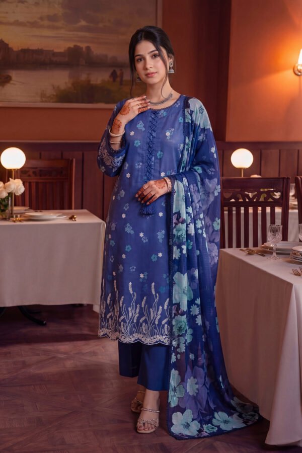 FB-355 | Twilight Blue | Shaam-e-Lawn