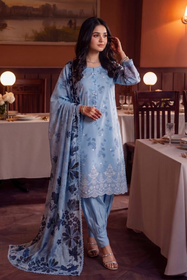FB-356 | Sky Blue | Shaam-e-Lawn
