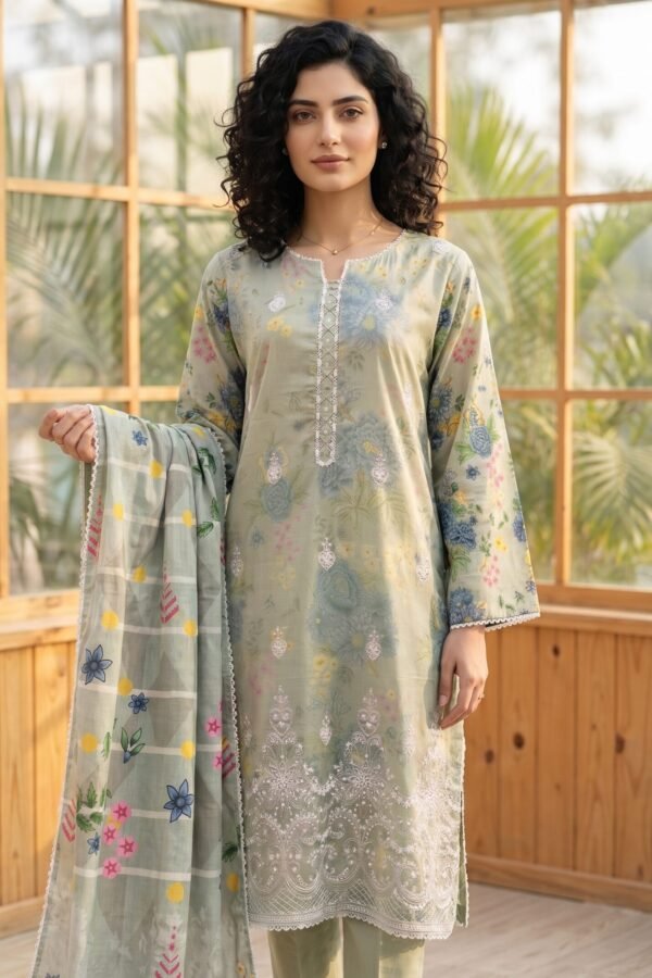 FB-383 | Soft Sage Green | Misaal