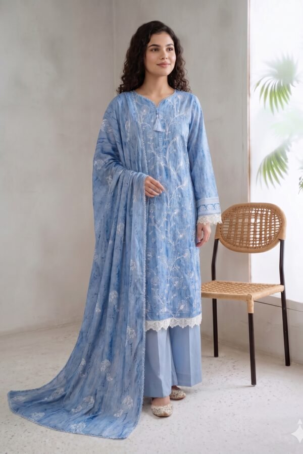 FB-372 | Powder Blue | Nishaat