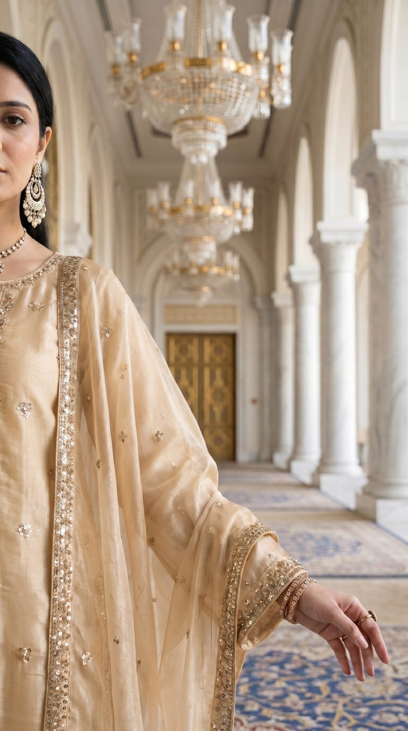 FB-287 | Champagne Beige | Chashm-e-Ara - Image 4