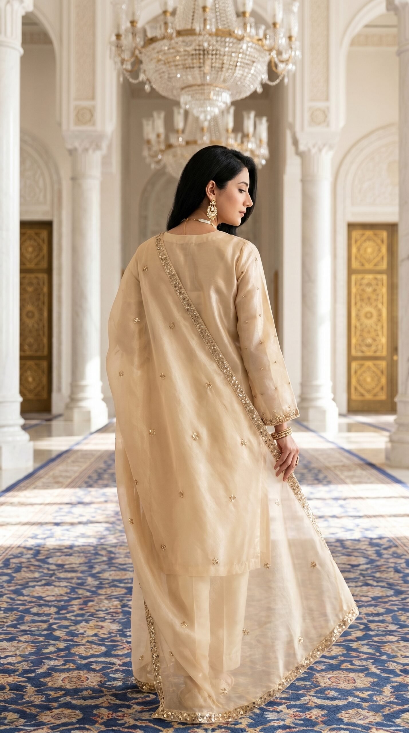 FB-287 | Champagne Beige | Chashm-e-Ara - Image 2