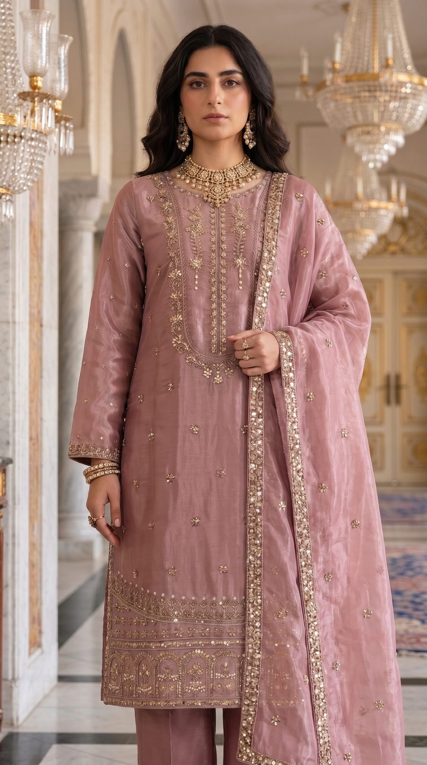 FB-287 | Dusty Rose | Chashm-e-Ara